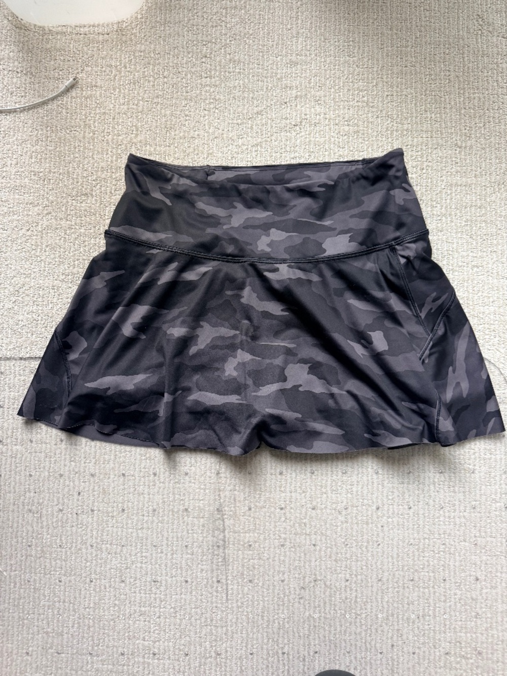 Athleta black camo skort